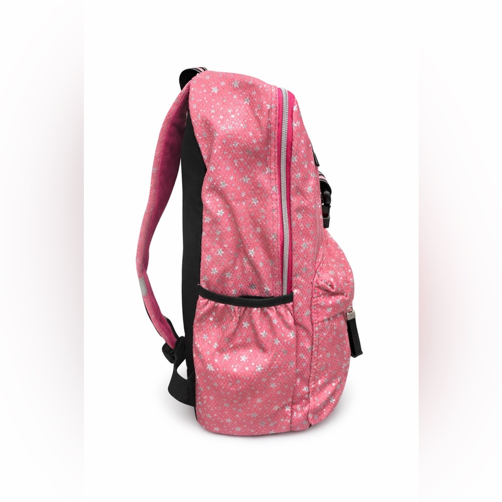 Justice 3 piece backpack set w/lunchbox and glitter pencil bag - Picture 7 of 7